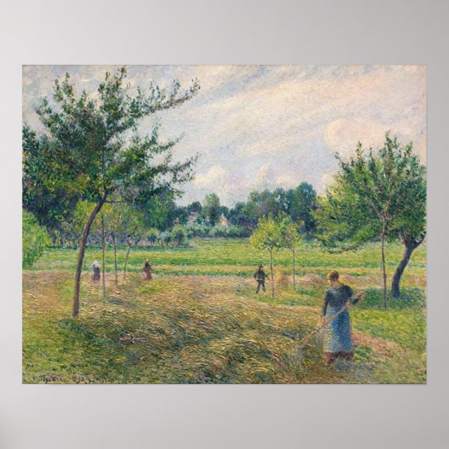 Poster Pissarro - Hay Time 1902 (Frente)