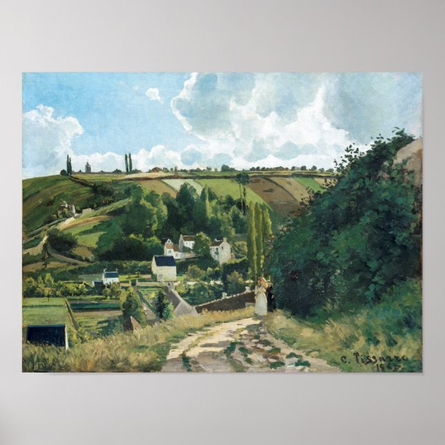 Poster Pissarro - Jalais Hill, Pontoise, (Frente)