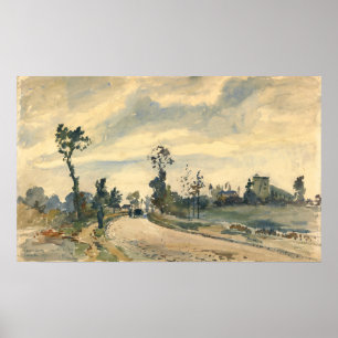 Poster Pissarro - Louveciennes Route De Santo-Germain