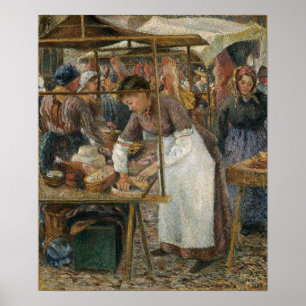 Poster Pissarro - O Carniceiro De Porco 1883