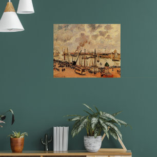 Poster Pissarro - O Porto Havre