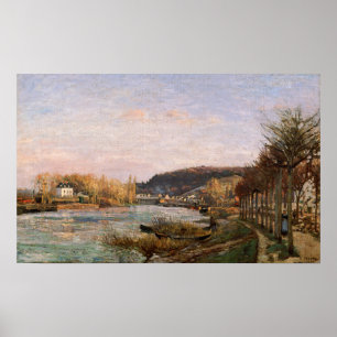 Poster Pissarro - O Sena Em Bougal