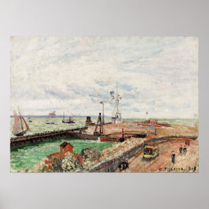 Poster Pissarro - Pier E Semáforo De Havre 1903