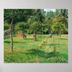 Poster Pissarro - Pomar Em Eragny 1896