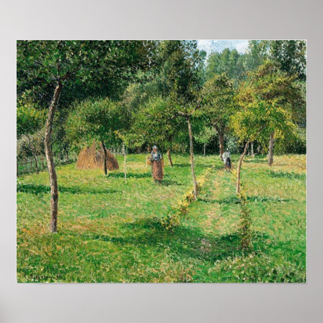 Poster Pissarro - Pomar Em Eragny 1896 (Frente)