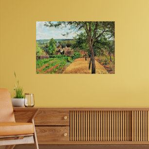 Poster Pissarro - Pomares de Louveciennes, belas artes,