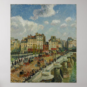 Poster Pissarro - The Pont-Neuf