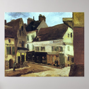 Poster Pissarro - Um Quadrado Em La Roche-Guyon 1867