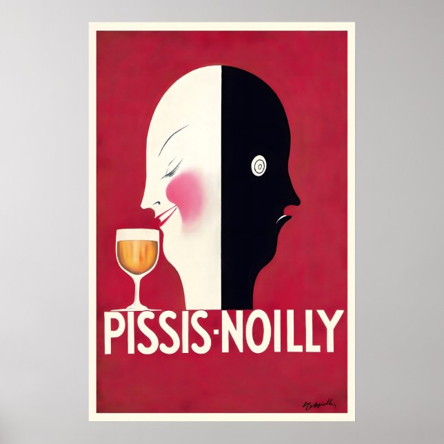 Poster Pissis-Noilly Le Vermouth Vintage Comida&Bebida (Frente)