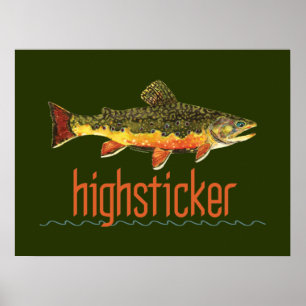 Poster Pista de Pesca de Voo