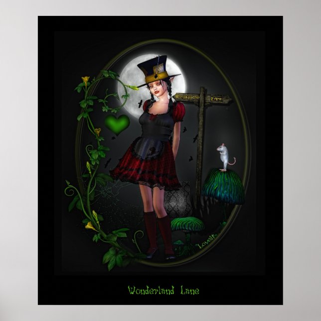 Poster Pista de Wonderland (Frente)