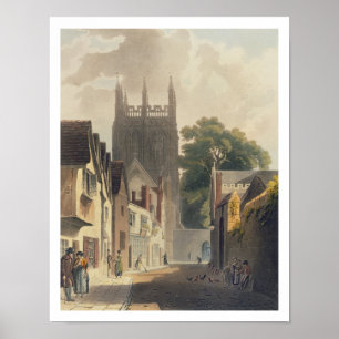 Pôster Pista do Magpie, Oxford, ilustração 'do Histor