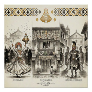 Pôster Pista — Sinulog · Pahiyas · Moriones