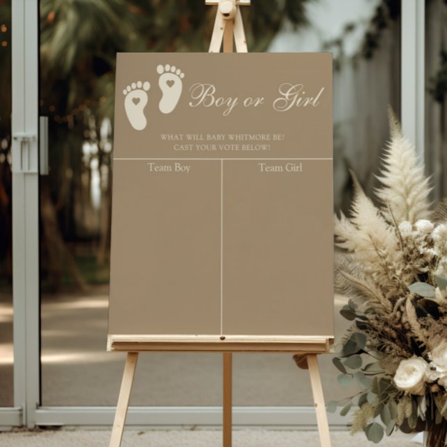 Poster Pistas Marrons Modernas Pistas de Gênero Revelam P (Criador carregado)