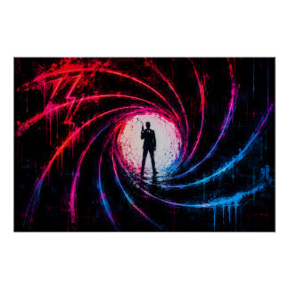 Pôster Pistola James Bond 007
