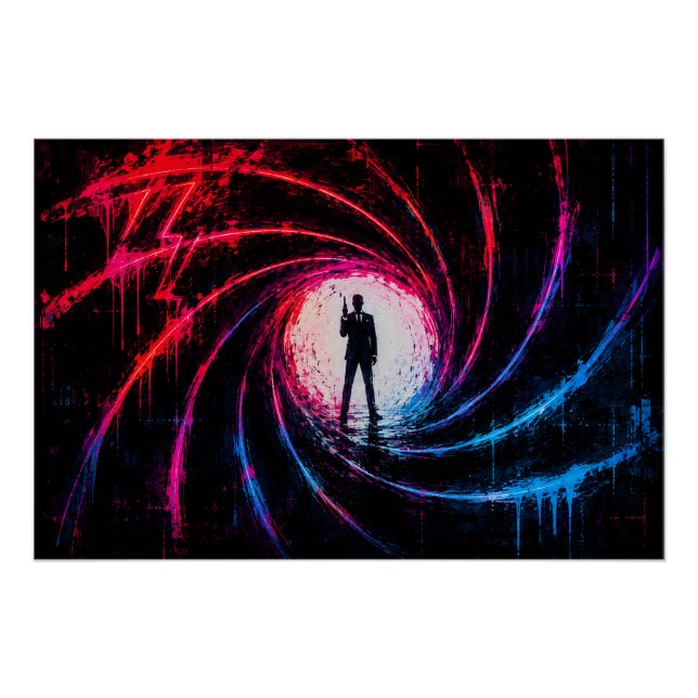 Pôster Pistola James Bond 007 (Frente)