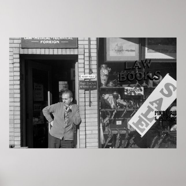 Pôster Pistolas e Páginas, anos 30 (Frente)