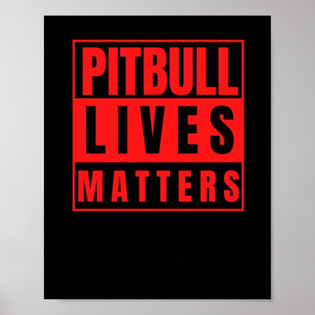 Poster Pitbull Livres - Pitbull Stuff Dog Lover Sticker (Frente)