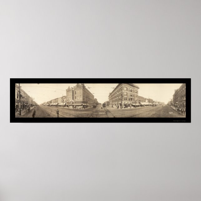 Poster Pittsburg, KS Foto 1909 (Frente)