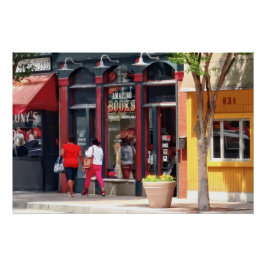 Pôster Pittsburgh PA - Pista ao longo da Avenida Liberdad