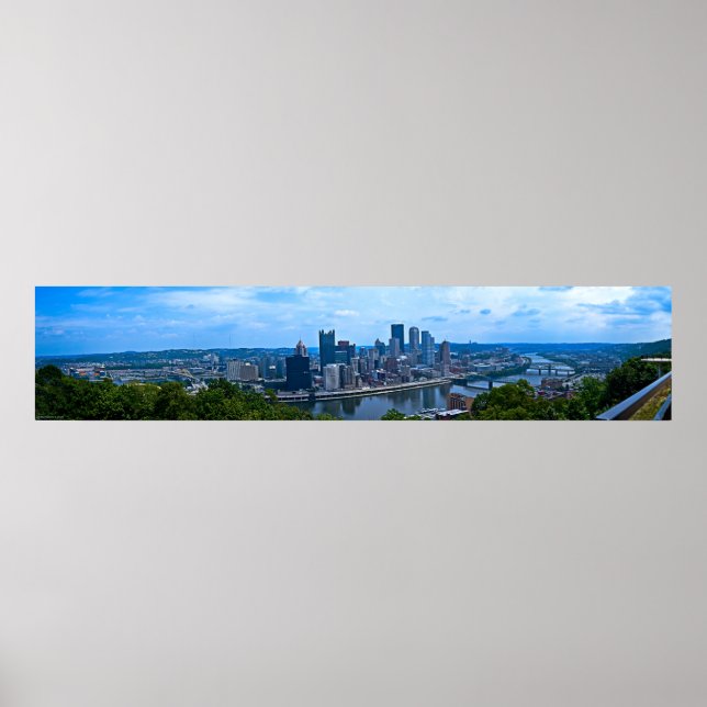 Pôster Pittsburgh Panorama (Frente)