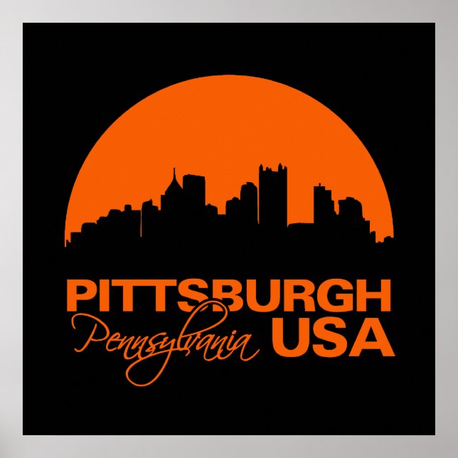 Poster PITTSBURGH - personalizar (Frente)