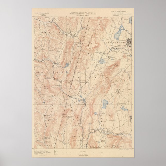 Poster Pittsfield, Massachusetts (Frente)