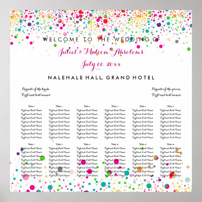 Pôster PixDezines deslumbrado arco-íris/assento (Frente)