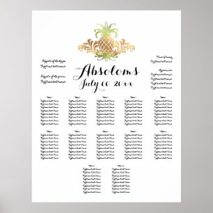 Poster PixDezines DIYColor+Luz/Abacaxi