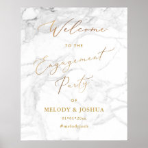 PixDezines Mármore + Ouro Falso Sinal de Boas-vind