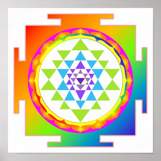Pôster PixDezines Sri Lanka/Meditação/Chakra (Frente)