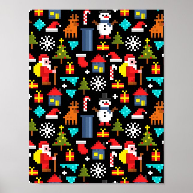 Poster Pixel Natal (Frente)
