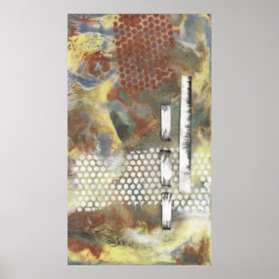 Poster Pixels II marmoreados