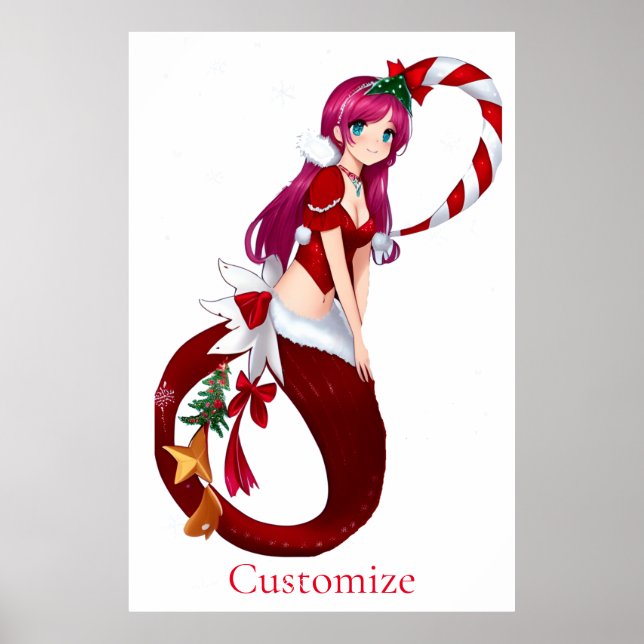 Poster Pixie Mermaid Thunder_Cove Natal (Frente)
