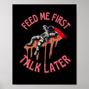 Poster Pizza Astronauta