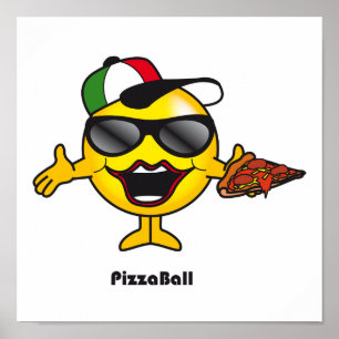 Poster Pizza Ball