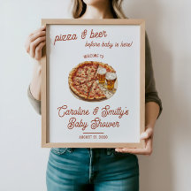 Pizza & Cerveja Antes do Bebê Chegar! Chá de Bebê