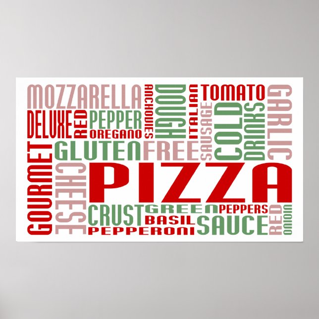 Poster pizza chitChat (Frente)