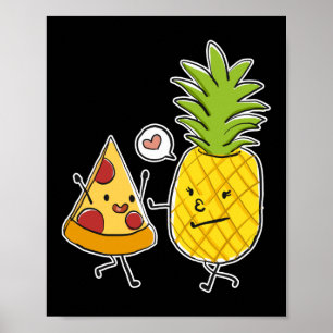 Poster Pizza De Abacaxi Havaiano Pizza Pineapple Em Pizza