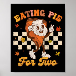 Poster Pizza De Abóbora Para Dois Pregos De Ação De Graça