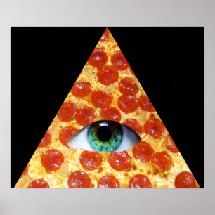 Pôster Pizza de Illuminati