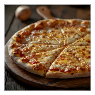Pôster Pizza de Queijo