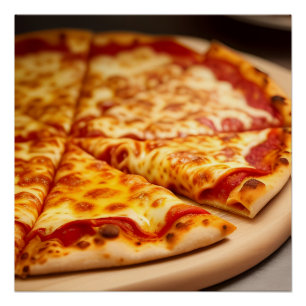 Pôster Pizza de Queijo