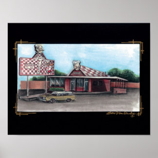 Pôster pizza de tony