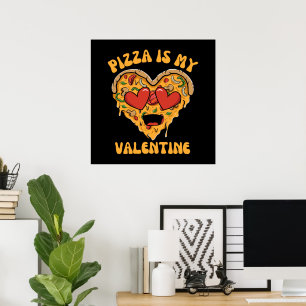 Poster Pizza É Meu Namorado