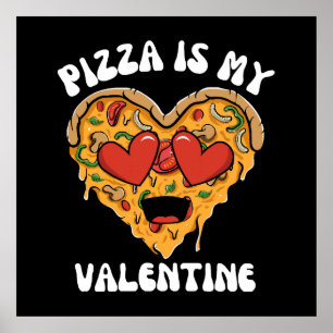 Poster Pizza É Meu Namorado
