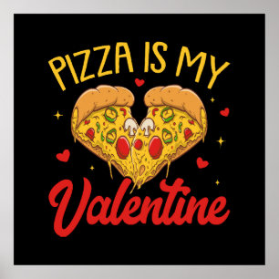 Poster Pizza É Meu Namorado Feliz Dia Dos Namorados