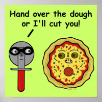 Pizza Engraçada Cutter Dough Pun