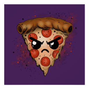 Pôster Pizza Grumpy