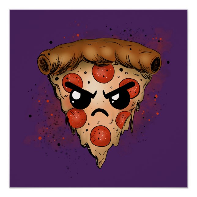 Pôster Pizza Grumpy (Frente)